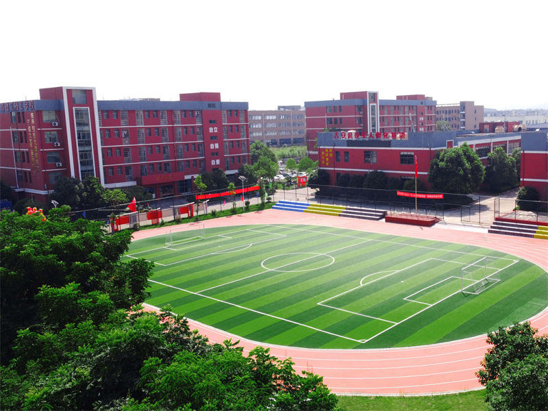 吉安市理工技工學(xué)校俯瞰圖