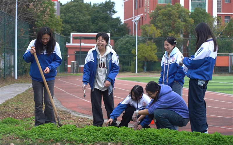 種花添彩，共繪校園新畫卷-我校團(tuán)委組織植